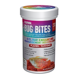 Flocons Bug Bites Fluval pour le rehaussement des couleurs, 45 g (1,58 oz)