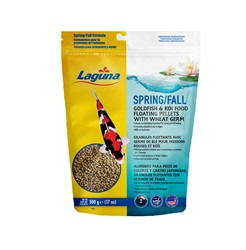 Granulés flottants Laguna avec germe de blé pour le printemps et l’automne, 500 g (17 oz)